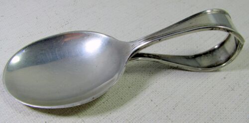 Antique Sterling Webster  Baby Feeding Spoon   No Monogram - 第 1/6 張圖片