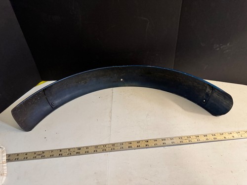 1966 Honda CL77 Scrambler Motorcycle Front Fender Blue - Picture 4 of 4