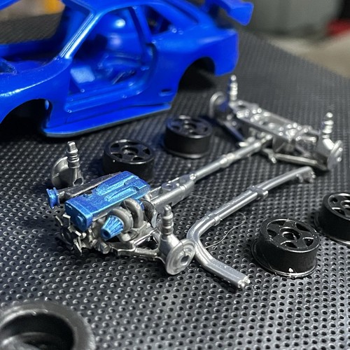 1:64 Diorama Engine Hanger Models Car Repair Workshop Scene Display Props Models - Picture 2 of 16