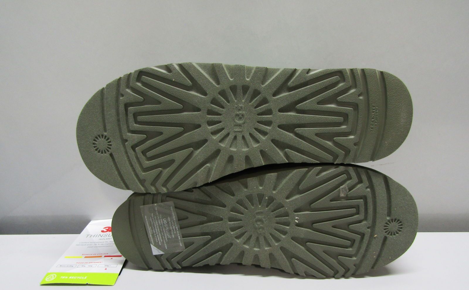 UGG Men's US 10 Tasman LTA Slick Polyester/Suede Wool Slippers Camo Green eBay