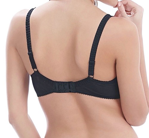 Reggiseno Wacoal Chrystal pizzo nero taglia 40DD ferretto coppa intera 119001 nuovo - Foto 10 di 12