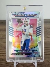 Josh Allen Silver Prizm 2022 Panini Rookies & Stars AIRBORNE #AI-1 Buffalo Bills