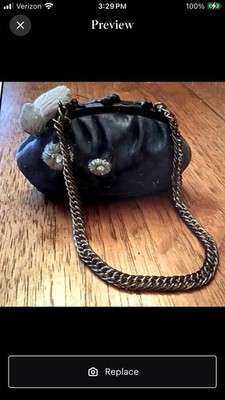 Cute MINI resin decorative purse Purse with Chain Handle