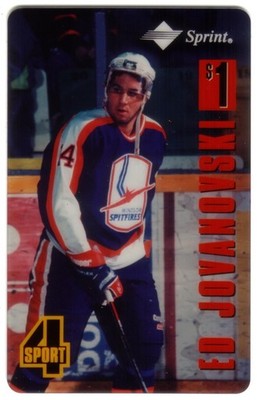 Assets $1. 4-Sport Series: Ed Jovanovski (Hockey) Phone Card