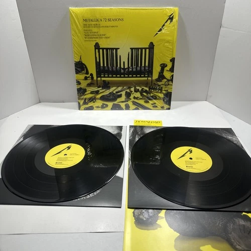 Metallica – 72 Seasons LP VINYL 1ST PRESS   BLACK VINYL  “SHRINK”  NM/ NM