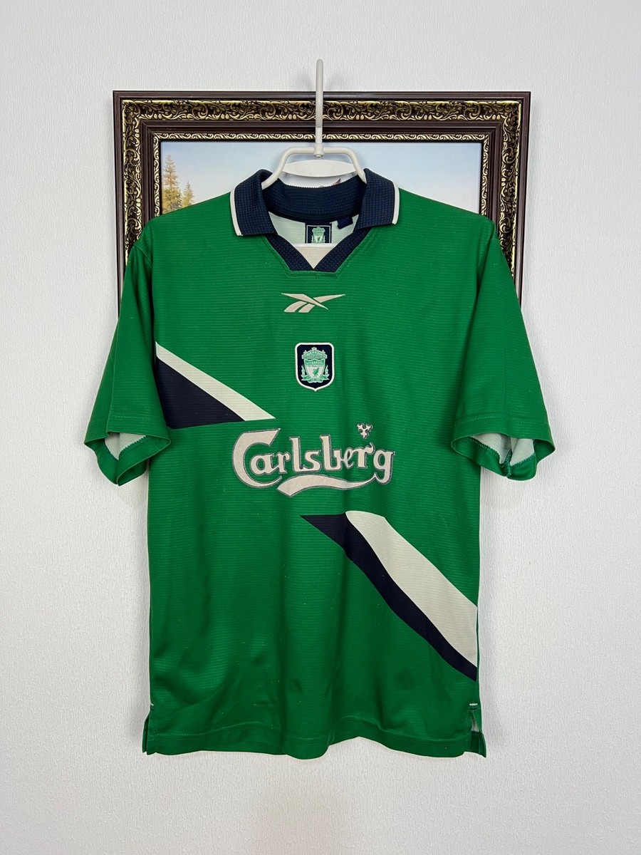 Liverpool Away football shirt 1999 Soccer Reebok Jersey #1