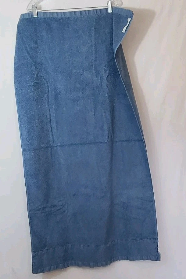 Juego de toallas de baño The Water Works azul de colección con volantes de campo francés cottagecore encaje Foto 3 de 4