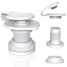 Cooler Drain Plug Replacement for Coleman Xtreme 1" Shaft Length 1", White