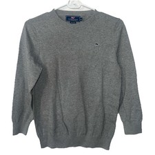 Vineyard Vines Youth Size L / 16-18 Crewneck Grey Whale Logo Sweatshirt