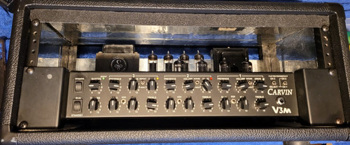 Carvin V3M Amp Head Guitar Amp w/7 Vintage Tubes & 3 Color Purple Mod