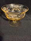 Vintage Elegant Depression Glass Tiffin Flanders Pattern Yellow Grapefruit...