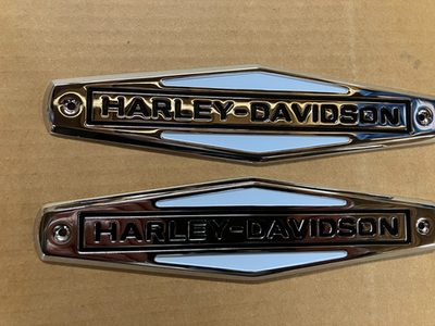 Vintage Gas Tank Emblems Badges Harley AMF FL FLH FX Sportster