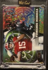 Wild Card QB1 Fernando Mendoza 3/8 Indiana Hoosiers RC