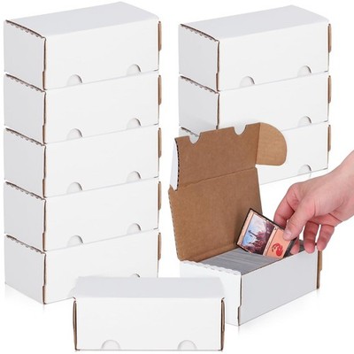 400-Count Trading Card Storage Box for Baseball Card Collectors & Sports Fans