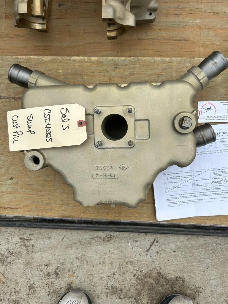 Certified Lycoming O-320 N/D Spot Faced Flange Crankcase w/8130