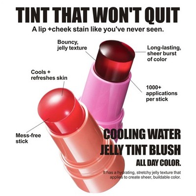 MILK MAKEUP Cooling Water Jelly Tint Lip + Cheek Blush Color Women HOT