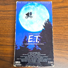 E.T. the Extra-Terrestrial VHS NTSC PG Closed Captioned MCA Home Video