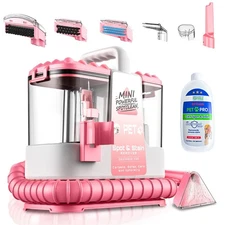 Mini Portable Carpet and Upholstery Deep Cleaner, Car/Auto Detailer, with Self-C