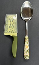 Temp-tations Floral Ceramic Handle Serving Sp...