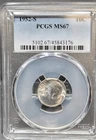 1952-S Roosevelt Dime Pcgs MS/67 100% White Coin