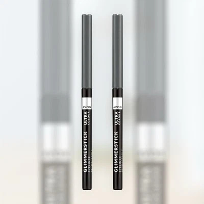 Avon Glimmerstick Eyeliner Duo, Saturn Grey, Soft-Glide Duo Set Of x 2