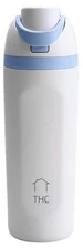 The HomeFlow Co's 20oz Stainless Steel Water Bottle with Straw | Double Walle...