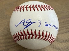 ANDREW SALAS “Go Marlins” TOP PROSPECT Signed Official MLB Baseball PROOF