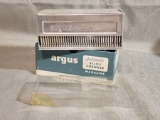 Vintage Argus Automatic Slide Changer Magazine No. 593 FULL OF 1960 SLIDES