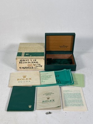 VINTAGE GENUINE ROLEX 1603 Datejust watch box case stripe 67.00.3 251023001e1A