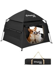 KingCamp Dog Tent, Large Portable Outdoor Indoor Dog House with 600D Oxford Fabr
