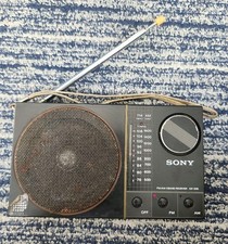 SONY ICF-S30 FM AM 2Band Portable Transistor Radio Tested Working JAPAN