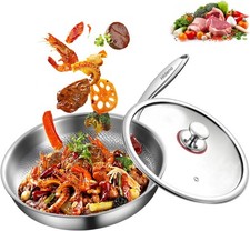 Titanium Pan Frying Pans for Cooking Non Stic...