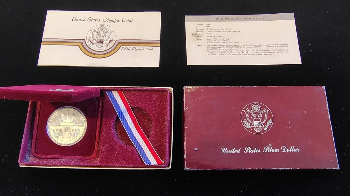 25+ U.S. Mint 1984 US Commemorative Coins for sale | Updated Oct 2026