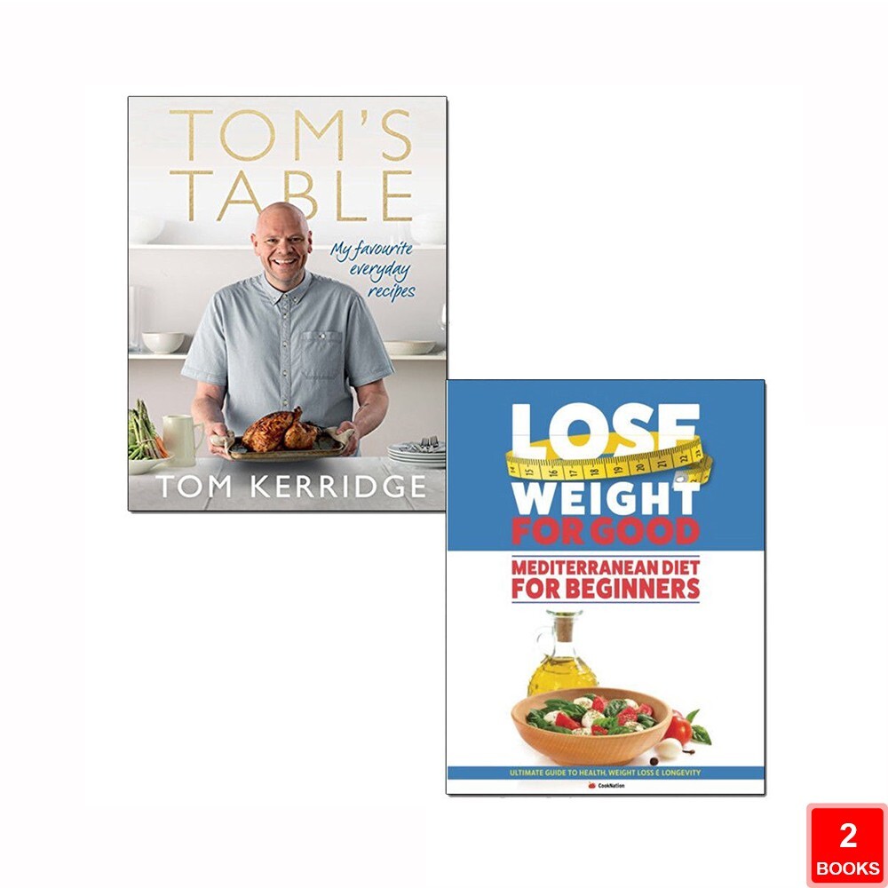 Tom's Table My Favourite Everyday & Mediterranean Diet For Beginners 2 Books Set
