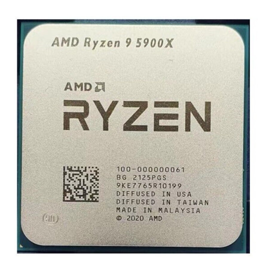 CPU AMD Ryzen 9 5900X CPU AMD Ryzen 9 5900X 3.7GHz-4.8GHz 6 Core 24 Thread 105W
