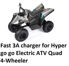 🔥power supply fast 3A charger for Hyper gogo electric ATV Quad wheeler