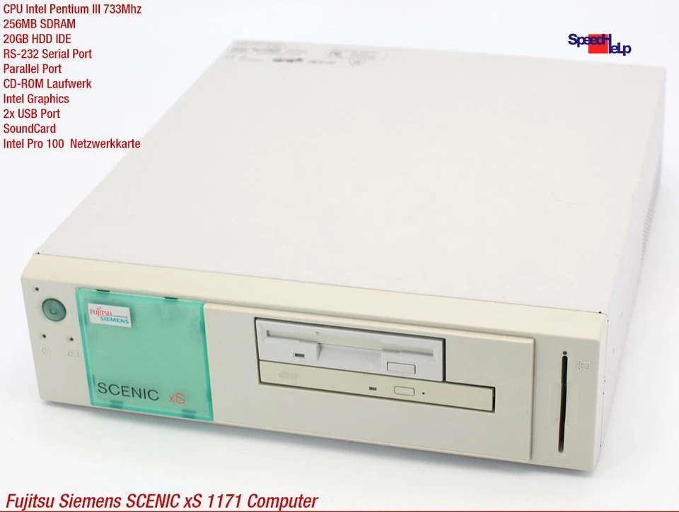 FSC FUJITSU SIEMENS SCENIC XS 1171 Computer PC RS-232 Parallel D1171 Pentium 3 - Image 2 of 4