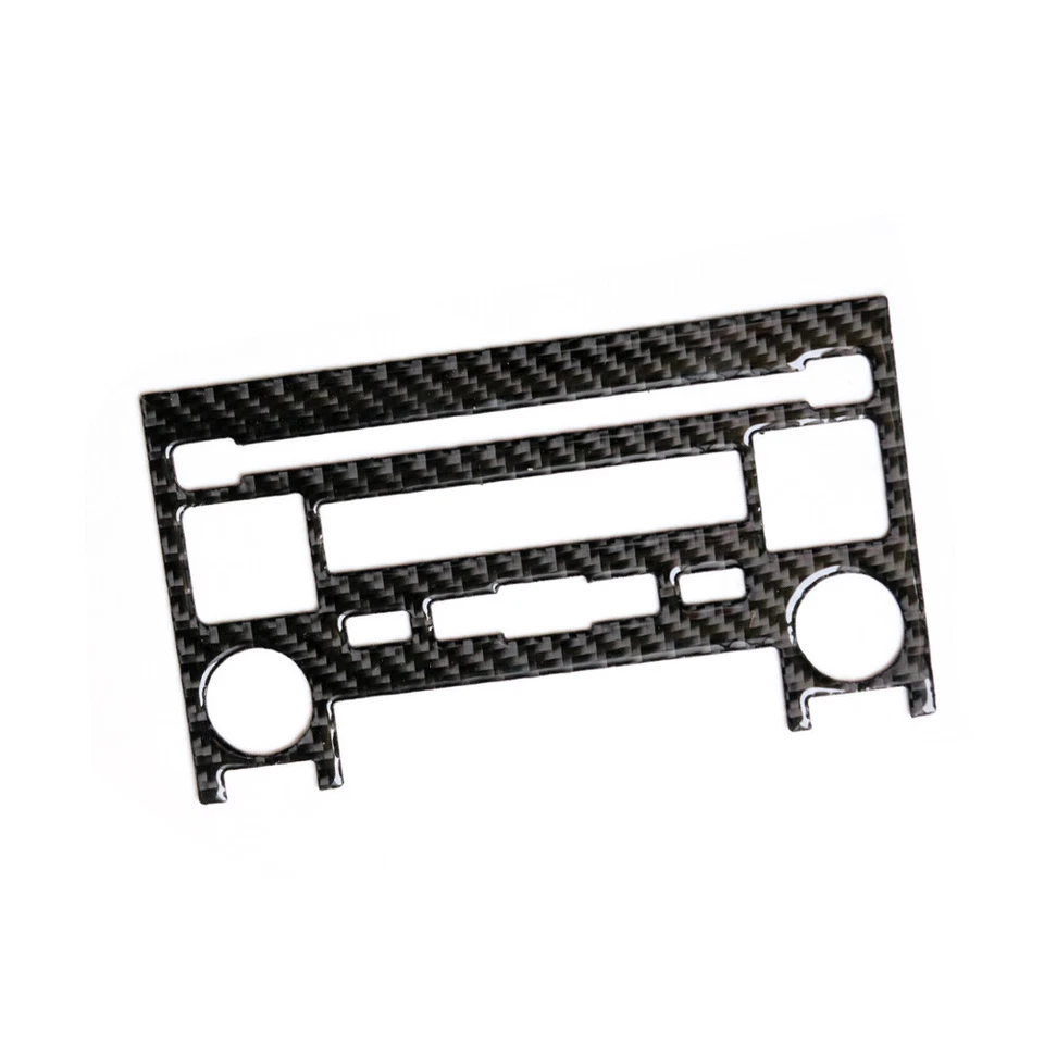 Carbon Fiber CD Player Panel Decorative Trim Cover For Subaru Forester 2007-2008 - image 2 of 4