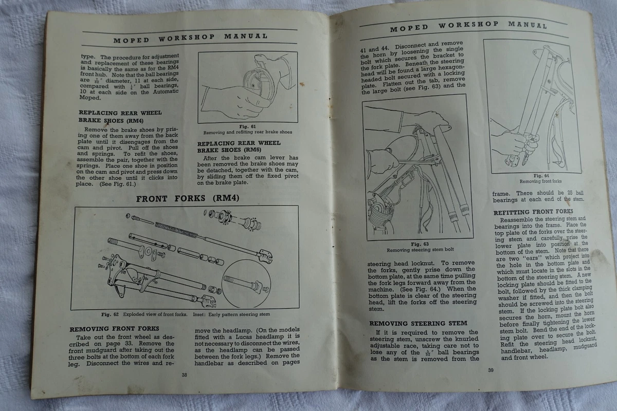 RALEIGH MOPED MANUAL eBay