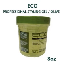 ECO STYLER OLIVE OIL STYLING HAIR GEL MAX HOLD ALCOHOL FREE 8 OZ