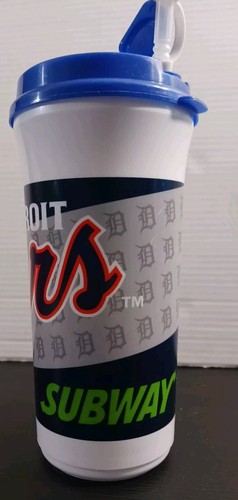 Detroit Tigers 2016 Subway Werbe-Reisebecher Whirley mit Deckel und Strohhalm - Bild 4 von 21