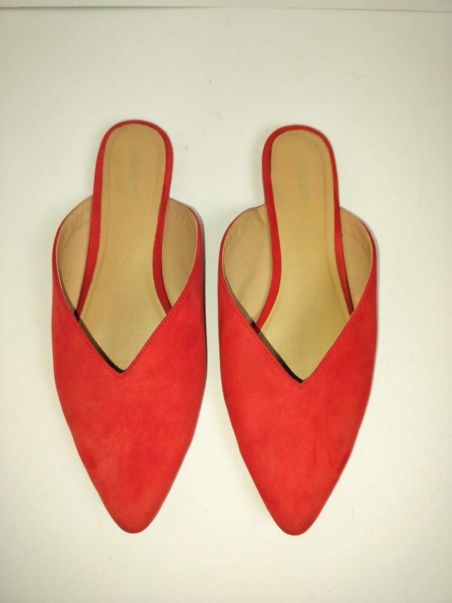 Spring-Boho/Joe's Serafina Burnt Red Mule Plunging Top Line in