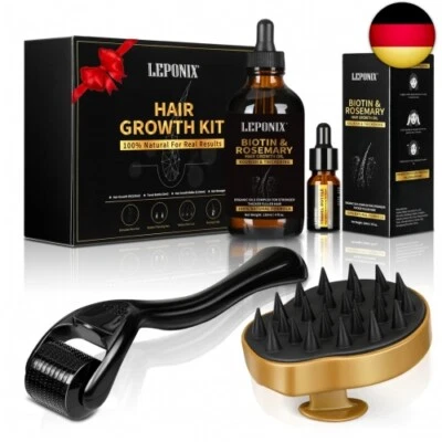 LEPONIX Rosmarinöl Haare, 120ml Rosemary Oil for Hair Rosmarin öl Mit Kopfhaut M
