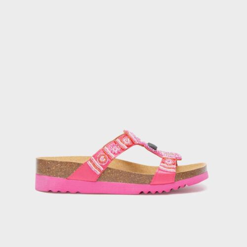 SCHOLL ciabatte sandali NEW BOGOTA' 25 ARGENTO/NERO/VERDE/FUCSIA/LILLA - Foto 2 di 13