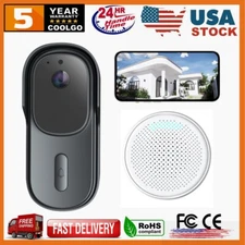 Two-Way Door Bell WiFi Wireless Video 1080P HD Doorbell Smart Security Camera