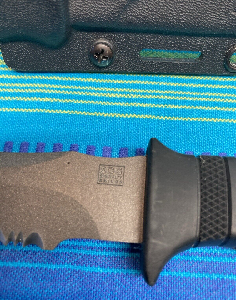 SOG SEAL PUP SEKI JAPAN M37 KNIFE KYDEX SHEATH MILITARY ISSUE NAVY