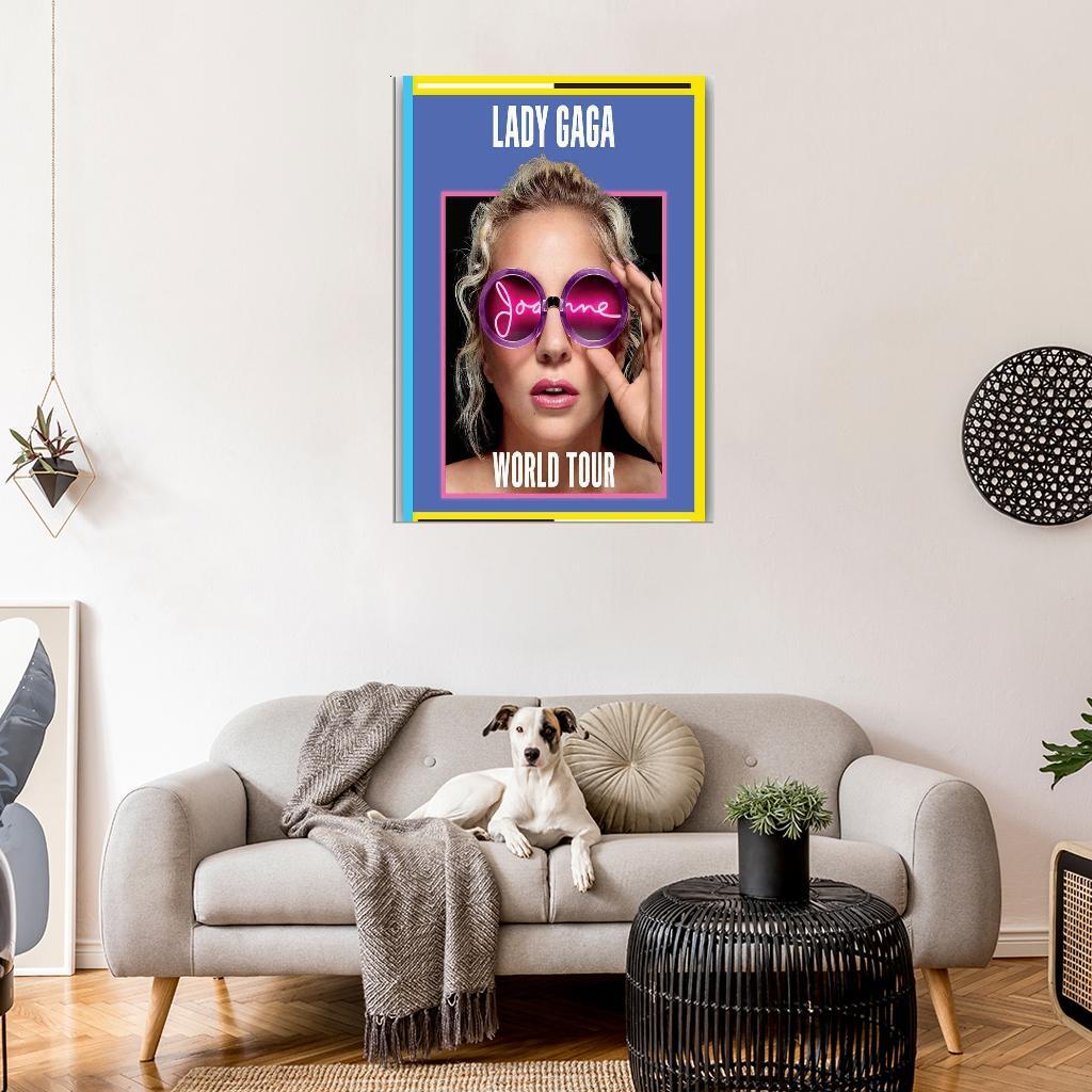 63723 New Lady Gaga Joanne World Tour 2017 Music Wall Decor Print