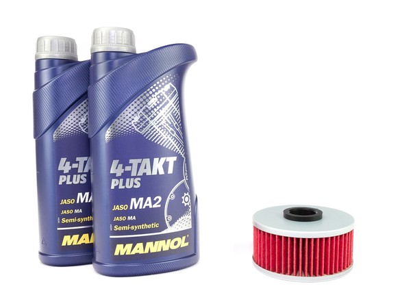MotoröL ÖLfilter HF144 Set SAE 10W-40 2 Liter FüR Yamaha XJ 900 XS 400 FZR XJ 55-image