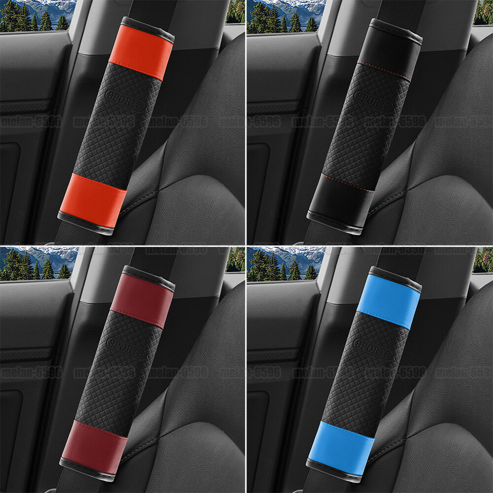 Car Seat Belt Shoulder Pad Cover Cushion Harness Comfortable Driving Accessories