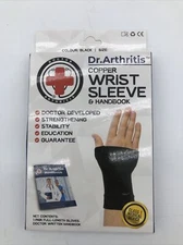 Dr. Arthritis Copper Infused Wrist Sleeve Compression Sleeve Size Xl